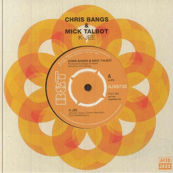 Chris BANGS / MICK TALBOT K - Jee (7") Acid Jazz - punk to funk heaven