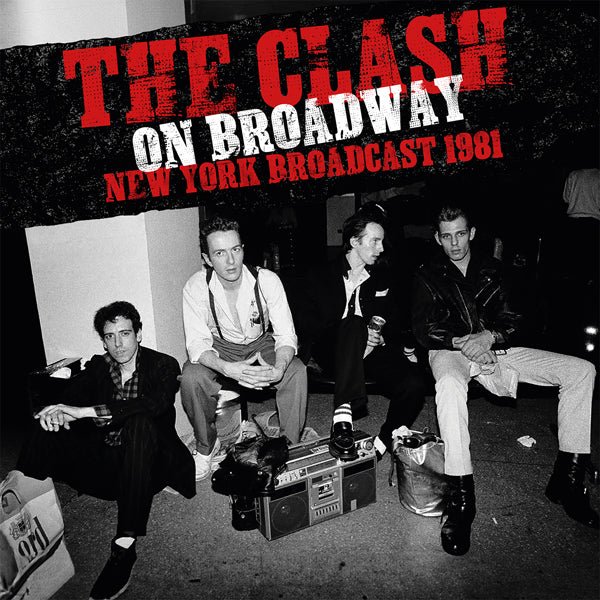 CLASH, THE ON BROADWAY (RED VINYL 2LP) VINYL DOUBLE ALBUM - punk to funk heaven