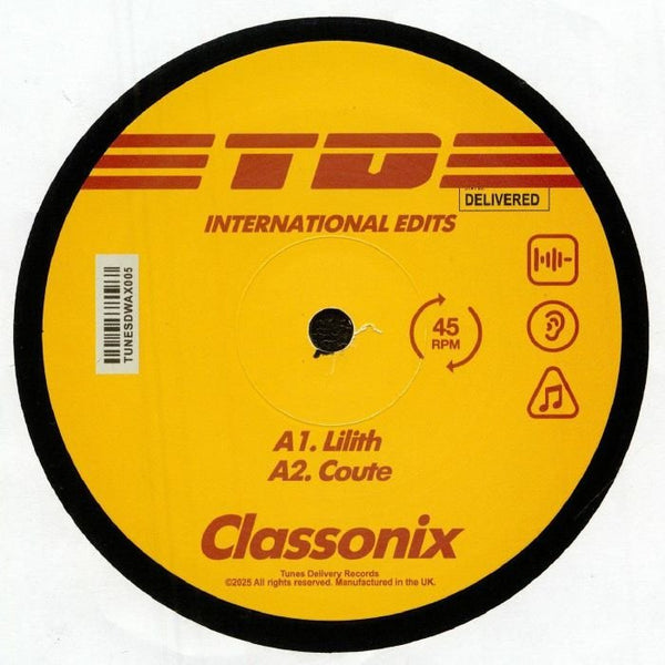 CLASSONIX International Edits Tunes Delivery Format: 12" - punk to funk heaven