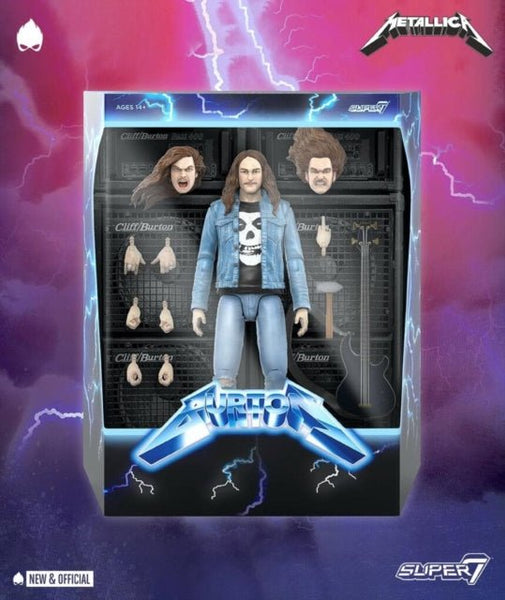 Cliff Burton Super 7 Ultimates action figure wave 1 - punk to funk heaven