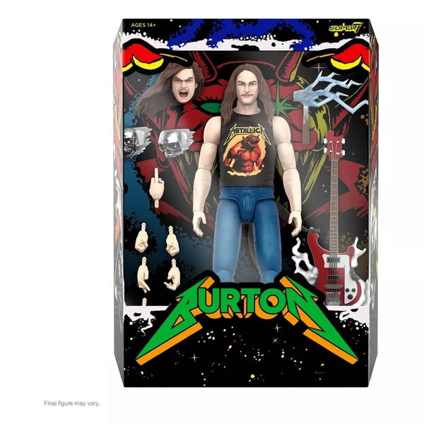 Cliff Burton Ultimates! Wave 02 - Cliff Burton (Superhero Poster) super 7 - punk to funk heaven