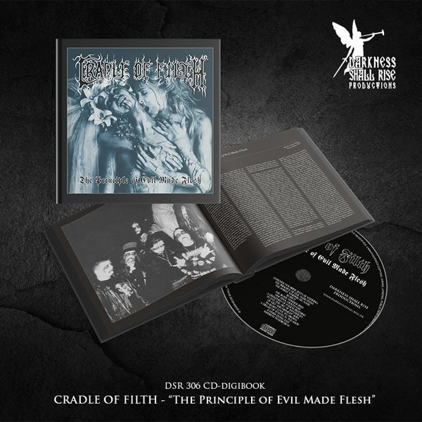 CRADLE OF FILTH THE PRINCIPLE OF EVIL MADE FLESH (HARDCOVER - DIGIBOOK) Compact Disc Book - punk to funk heaven