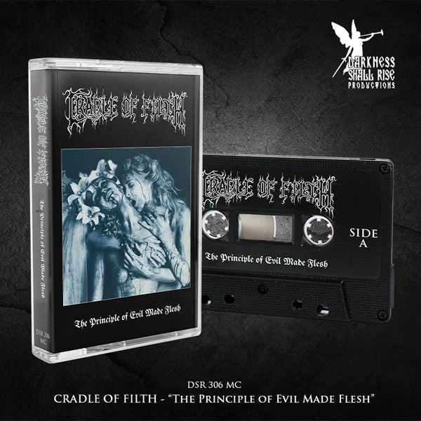 CRADLE OF FILTH THE PRINCIPLE OF EVIL MADE FLESH Music Cassette - punk to funk heaven