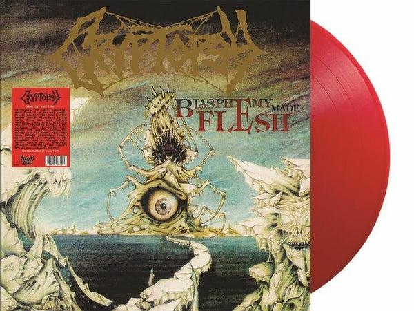 CRYPTOPSY Blasphemy Made Flesh (reissue) Horror Biz Italy Format: limited red vinyl LP - punk to funk heaven