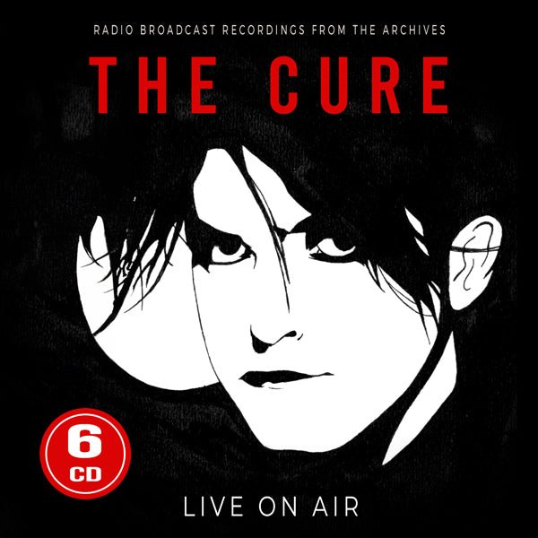CURE, THE LIVE ON AIR (6CD BOX) COMPACT DISC BOX SET - punk to funk heaven