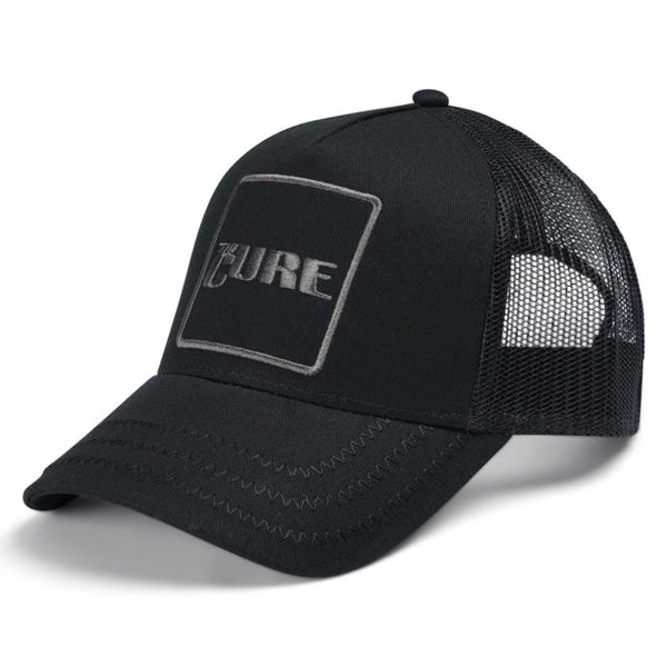 Cure Trucker Cap Black - punk to funk heaven