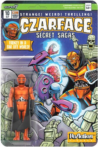 Czarface (Orange & Black) ReAction Figures Wave 11 SUPER 7 - punk to funk heaven