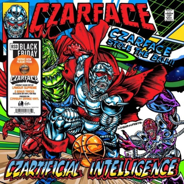 Czartificial Intelligence (Stole The Ball Edition) Czarbury Oranange lp CZARFACE - punk to funk heaven
