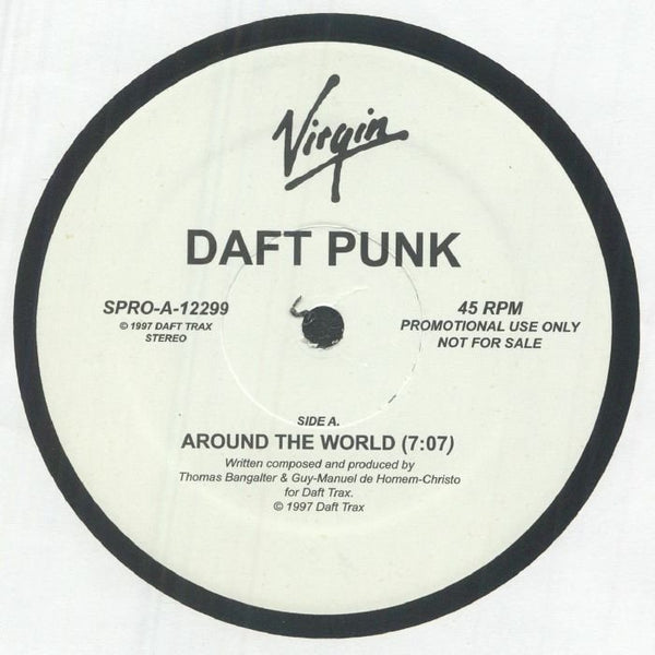 DAFT PUNK Around The World (heavyweight vinyl 12") Virgin US - punk to funk heaven