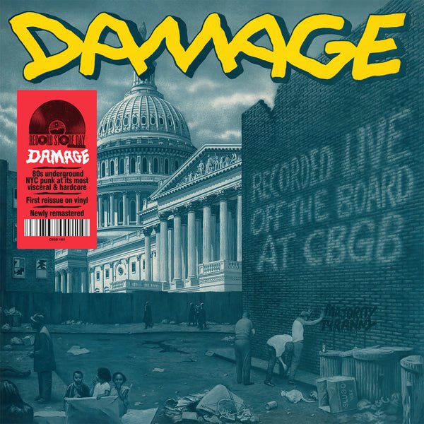 DAMAGE RECORDED LIVE OFF THE BOARD AT CBGB (RSD 2024) VINYL LP - punk to funk heaven