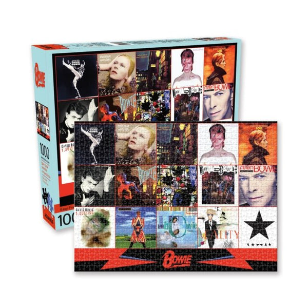David Bowie Albums 1000 Piece Jigsaw Puzzle - punk to funk heaven