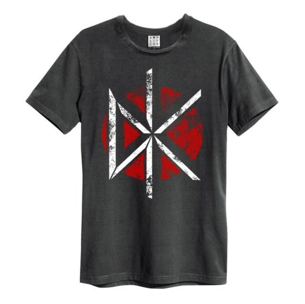 Dead Kennedys Logo Amplified Vintage Charcoal Xx Large T Shirt - punk to funk heaven