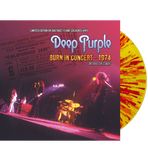Deep Purple - Burn In Concert - 1974 (Limited Edition Hand Numbered on Abstract Flame Coloured Vinyl) lp - punk to funk heaven