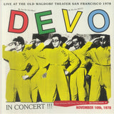 DEVO Live At The Old Waldorf San Francisco 1978 (LP) Explosive Eardrums Italy - punk to funk heaven