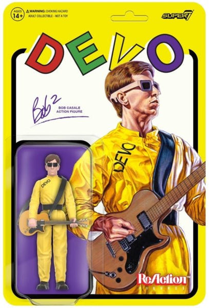 Devo Satisfaction Bob Casale Reaction Figure super 7 - punk to funk heaven