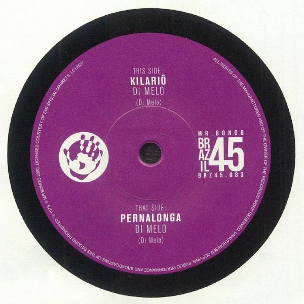 DI MELO Kilario (reissue) Mr Bongo Format: 7" - punk to funk heaven
