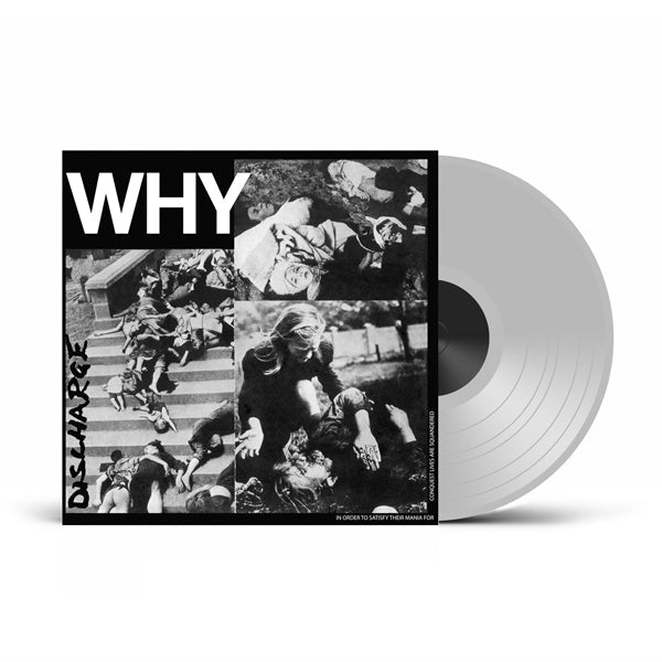 DISCHARGE WHY (PHD EXCLUSIVE CLEAR VINYL) Vinyl LP - punk to funk heaven