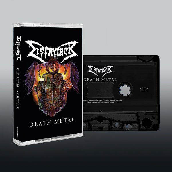 DISMEMBER DEATH METAL MUSIC CASSETTE - punk to funk heaven