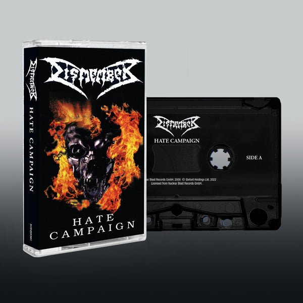 DISMEMBER HATE CAMPAIGN MUSIC CASSETTE - punk to funk heaven