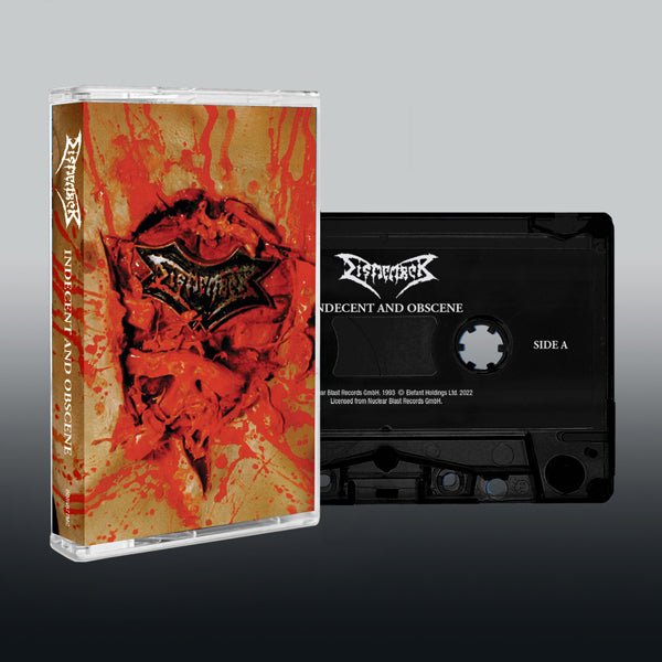 DISMEMBER INDECENT & OBSCENE MUSIC CASSETTE - punk to funk heaven