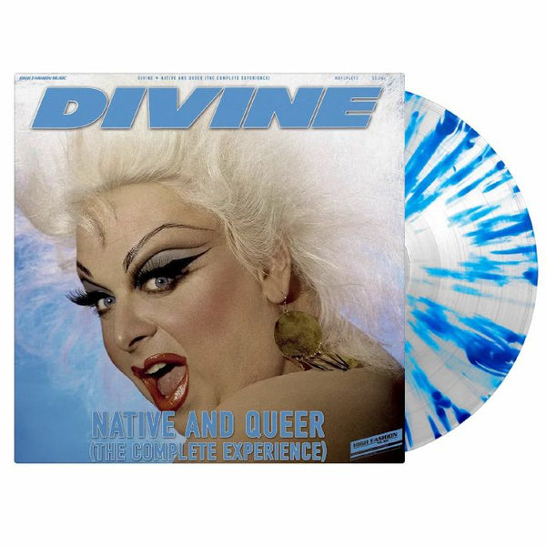 DIVINE Native & Queer: The Complete Experience (limited numbered 180 gram audiophile blue splattered clear vinyl LP) Music On Vinyl - punk to funk heaven