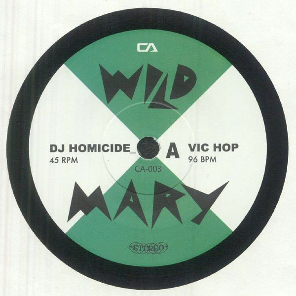 DJ HOMICIDE_ DJ Homicide Presents Vic Hop (7") CA US - punk to funk heaven