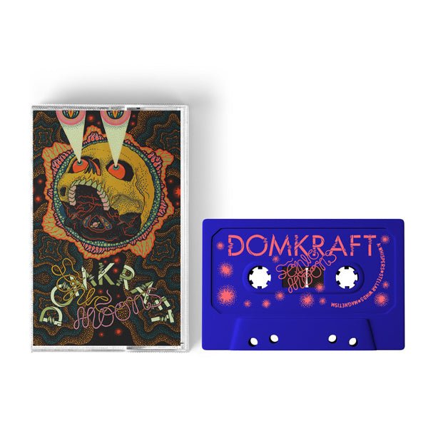 DOMKRAFT SONIC MOONS (BLUE TAPE SHELL) MUSIC CASSETTE - punk to funk heaven