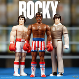 Rocky SET OF THREE  Reaction Figures  SUPER 7