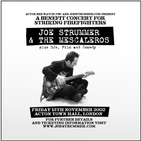 Live At Acton Town Hall (Clear Vinyl) JOE STRUMMER & THE MESCALEROS 2lp LP Label:BMG