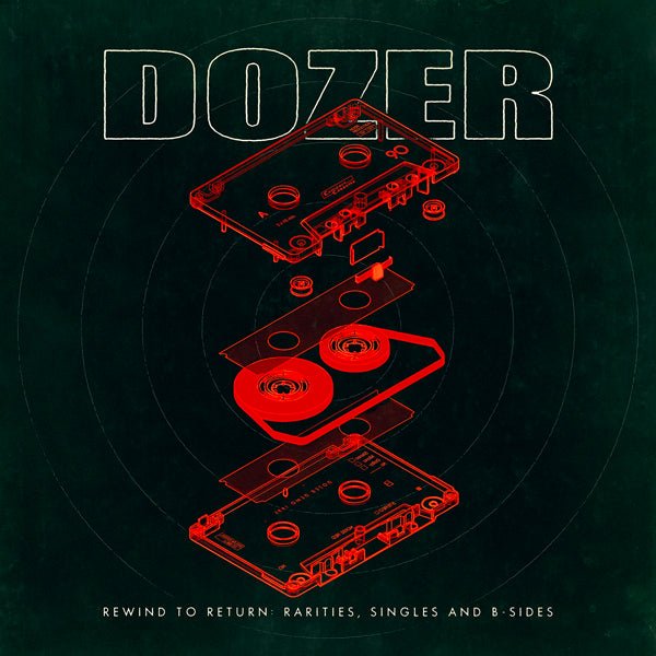 DOZER REWIND TO RETURN: RARITIES, SINGLES AND B - SIDES (TRANSPARENT RED VINYL 2LP) Vinyl Double Album - punk to funk heaven