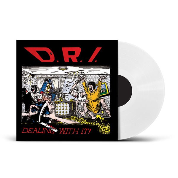 DRI DEALING WITH IT (PHD EXCLUSIVE WHITE VINYL) Vinyl LP - punk to funk heaven