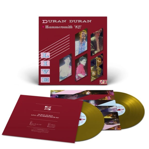 Duran Duran - Live at Hammersmith '82! [VINYL] lp x 2 gold - punk to funk heaven