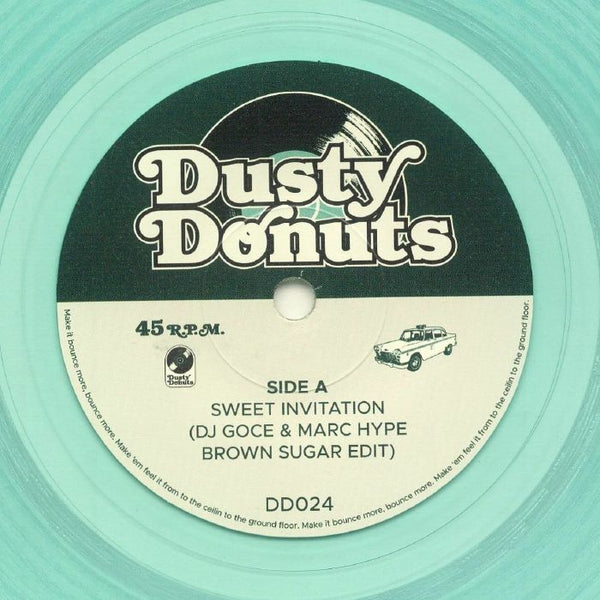DUSTY DONUTS Sweet Invitation Dusty Donuts Format: 'coke bottle' green vinyl 7" - punk to funk heaven