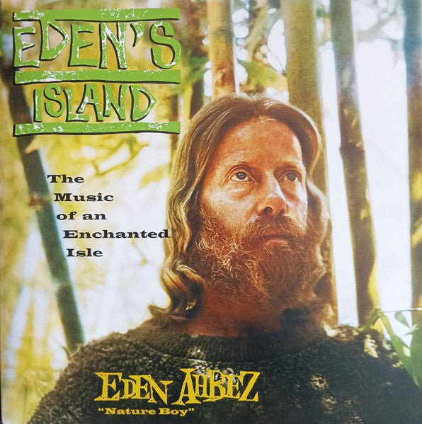 EDEN AHBEZ EDEN'S ISLAND (2LP IN WOODEN COVER, CLEAR FOREST/LEAVES SPLATTER VINYL) VINYL DOUBLE ALBUM - punk to funk heaven