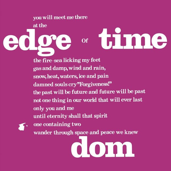 Edge Of Time Artist DOM Format:CD Label:SOMMOR - punk to funk heaven