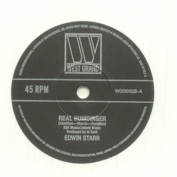 Edwin STARR Real Humdinger (reisue) (limited white vinyl 7") West Grand - punk to funk heaven
