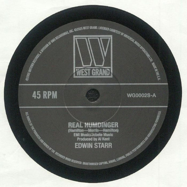 Edwin STARR Real Humdinger West Grand Format: 7" - punk to funk heaven