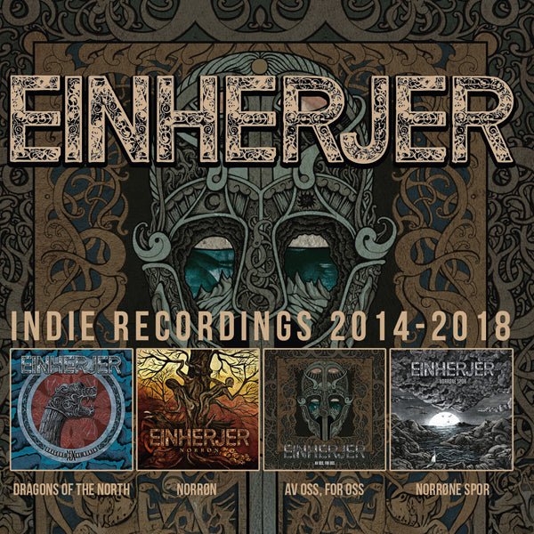 EINHERJER INDIE RECORDINGS 2014 - 2018 (4CD) Compact Disc - 4 CD Box Set - punk to funk heaven