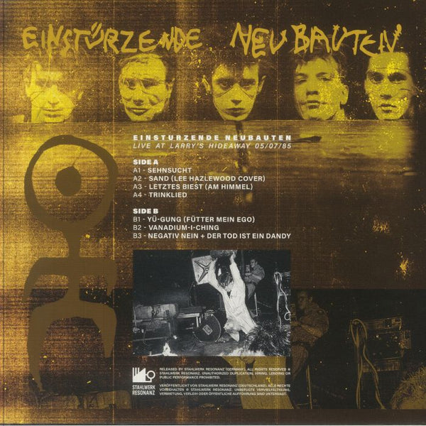 EINSTURZENDE NEUBAUTEN Live At Larry's Hideaway 05/07/1985: FM Broadcast (LP) - punk to funk heaven
