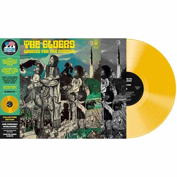 ELDERS, THE LOOKING FOR THE ANSWER (YELLOW VINYL) Vinyl LP - punk to funk heaven