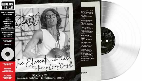 ELEVENTH HOUSE, THE, FEAT. LARRY CORYELL RIVIERA '76 (CRYSTAL CLEAR VINYL) (BLACK FRIDAY) Vinyl LP - punk to funk heaven