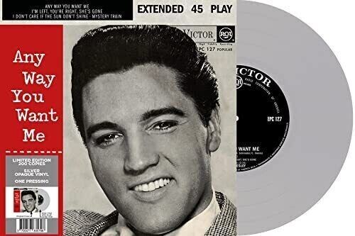 ELVIS PRESLEY ANY WAY YOU WANT ME (SILVER VINYL) VINYL 7" - punk to funk heaven