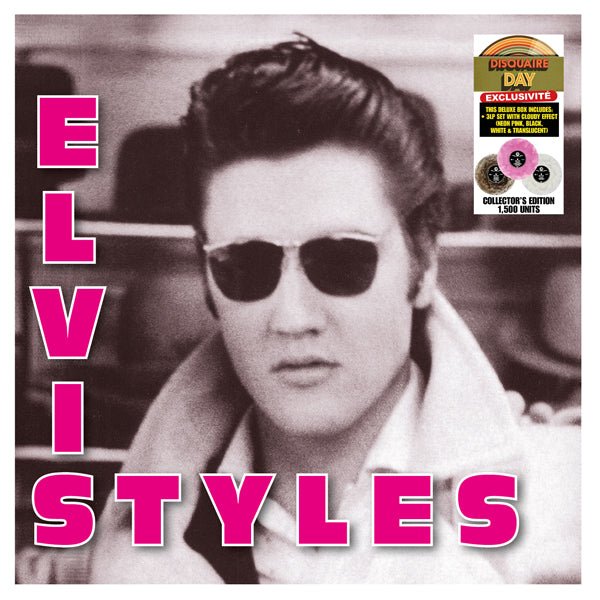 ELVIS PRESLEY ELVIS STYLES (COLOURED VINYL) (RSD 2024) VINYL - 3 LP BOX SET - punk to funk heaven