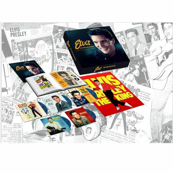 Elvis PRESLEY Elvis: The King Collected The Vinyl Champ Format: limited 180 gram blue smoke vinyl 5xLP box set + book + poster - punk to funk heaven