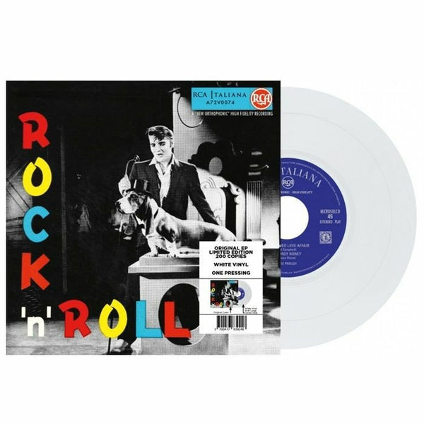 ELVIS PRESLEY EP ÉTRANGER N°18 - ROCK 'N' ROLL (ITALY) (WHITE VINYL) Vinyl 7" - punk to funk heaven