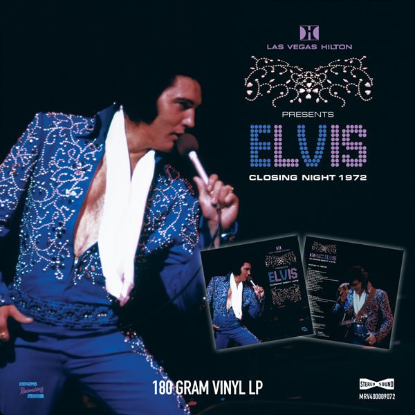 ELVIS PRESLEY LAS VEGAS CLOSING NIGHT 1972 VINYL LP - punk to funk heaven