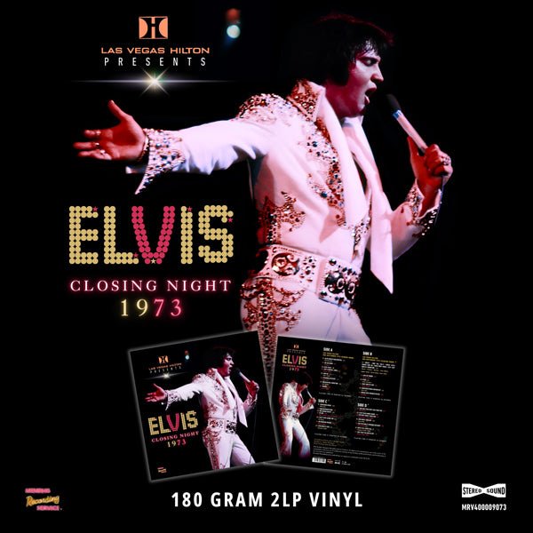 ELVIS PRESLEY LAS VEGAS CLOSING NIGHT 1973 (2LP) Vinyl Double Album - punk to funk heaven