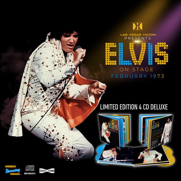 ELVIS PRESLEY LAS VEGAS, ON STAGE 1973 (4CD DIGI BOOK) COMPACT DISC - 4 CD BOX SET - punk to funk heaven