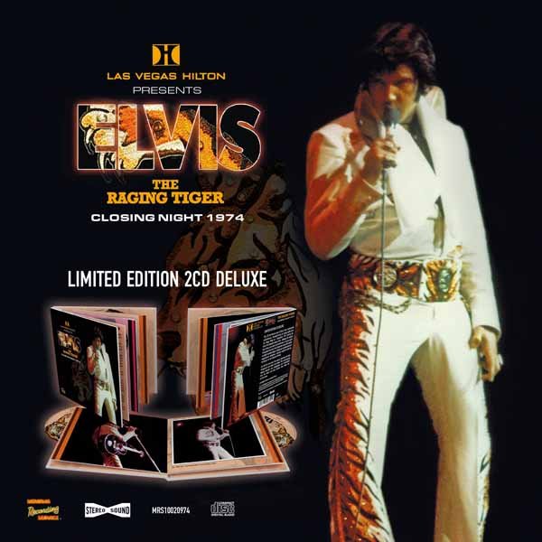 ELVIS PRESLEY LAS VEGAS – ‘THE RAGING TIGER’ CLOSING NIGHT 1974 (2CD) Compact Disc Double - punk to funk heaven