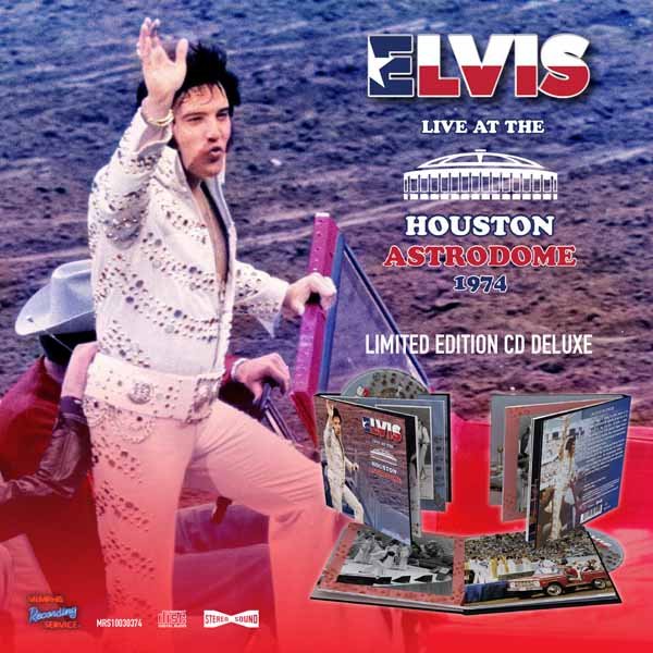 ELVIS PRESLEY LIVE AT THE HOUSTON ASTRODOME 1974 (CD DIGI BOOK) Compact Disc Book - punk to funk heaven